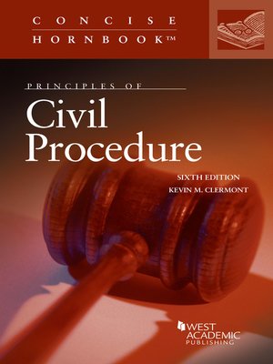 cover image of Principles of Civil Procedure
